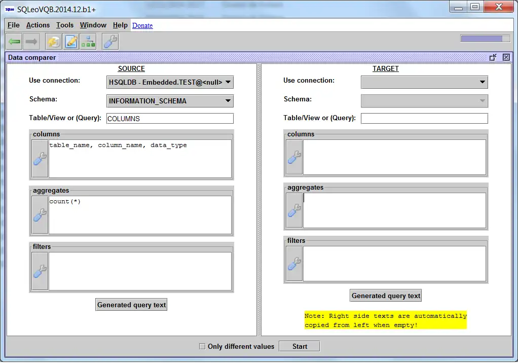 Descargue la herramienta web o la aplicación web SQLeo Visual Query Builder