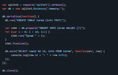 Download web tool or web app sqlite3