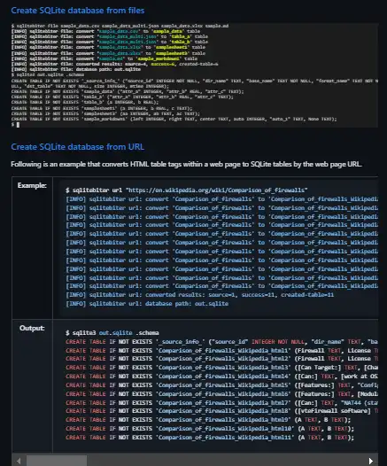 قم بتنزيل أداة الويب أو تطبيق الويب sqlitebiter