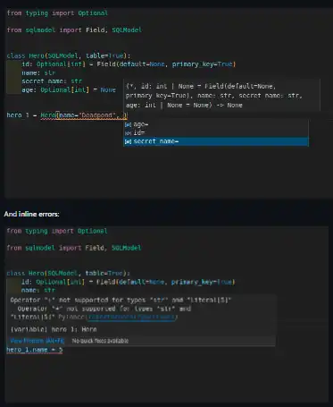 Download web tool or web app SQLModel