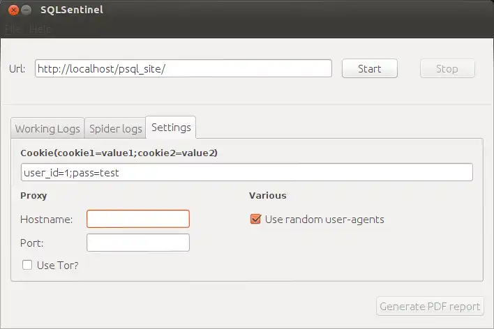 Mag-download ng web tool o web app SQLSentinel