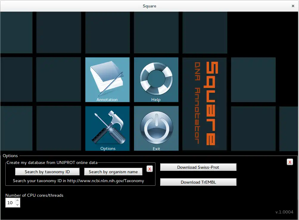 Baixe a ferramenta ou aplicativo da web Square Genome Annotator para rodar em Linux online