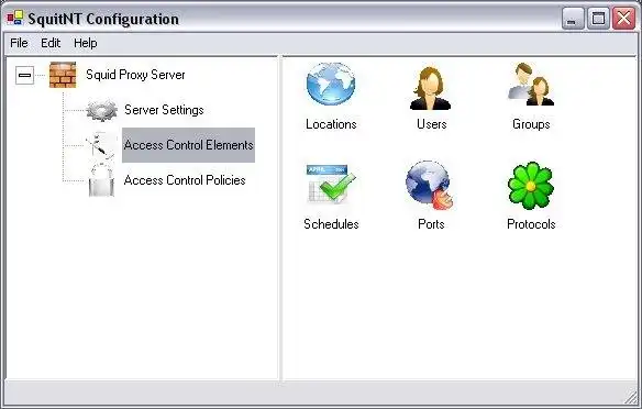 Загрузите веб-инструмент или веб-приложение SquidNT Configurator