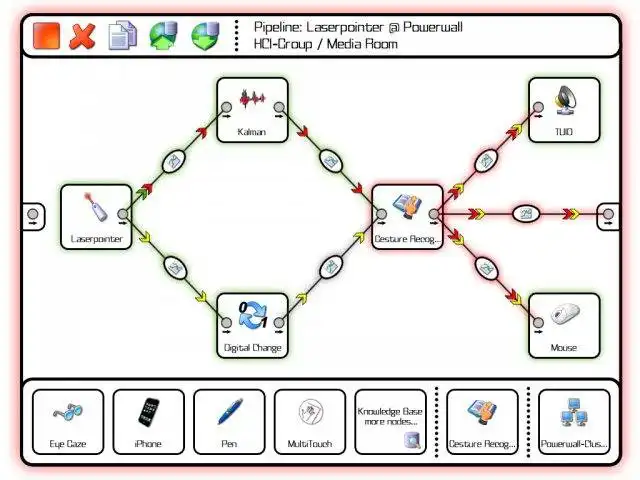 Descargue la herramienta web o la aplicación web Squidy Interaction Library