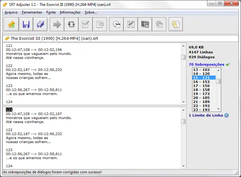 Descargue la herramienta web o la aplicación web SRT Adjuster