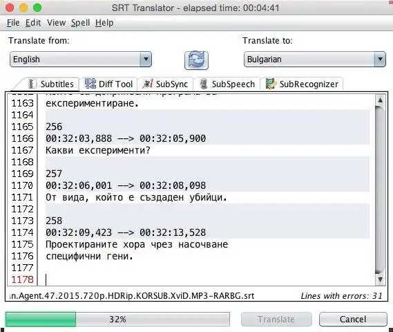 Laden Sie das Web-Tool oder die Web-App srt-translator herunter