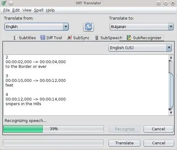 下载网络工具或网络应用程序 srt-translator