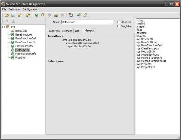 Download web tool or web app SSD System Structure Designer