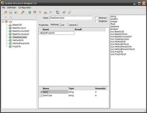 Download web tool or web app SSD System Structure Designer