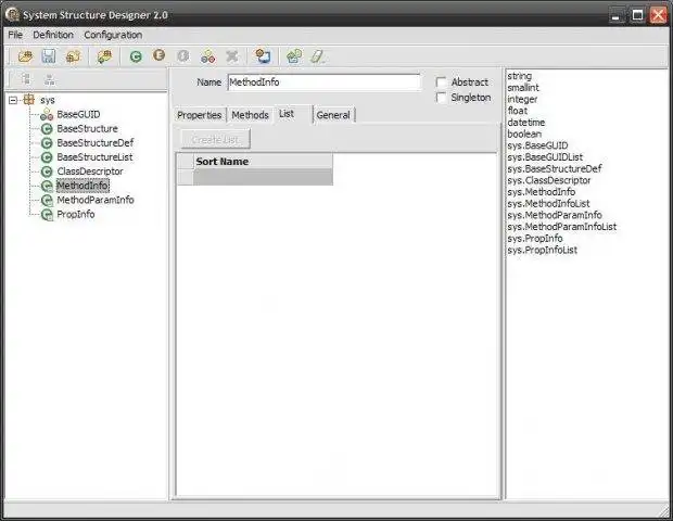 Download web tool or web app SSD System Structure Designer