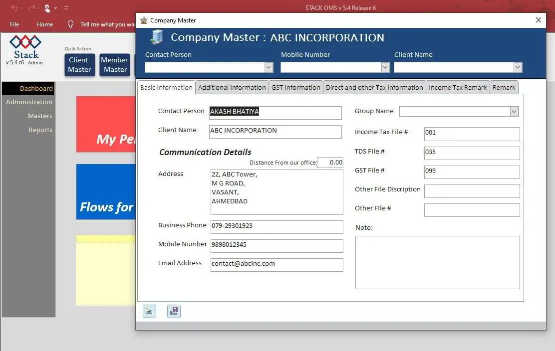 I-download ang web tool o web app Stack OMS(Office Management System)