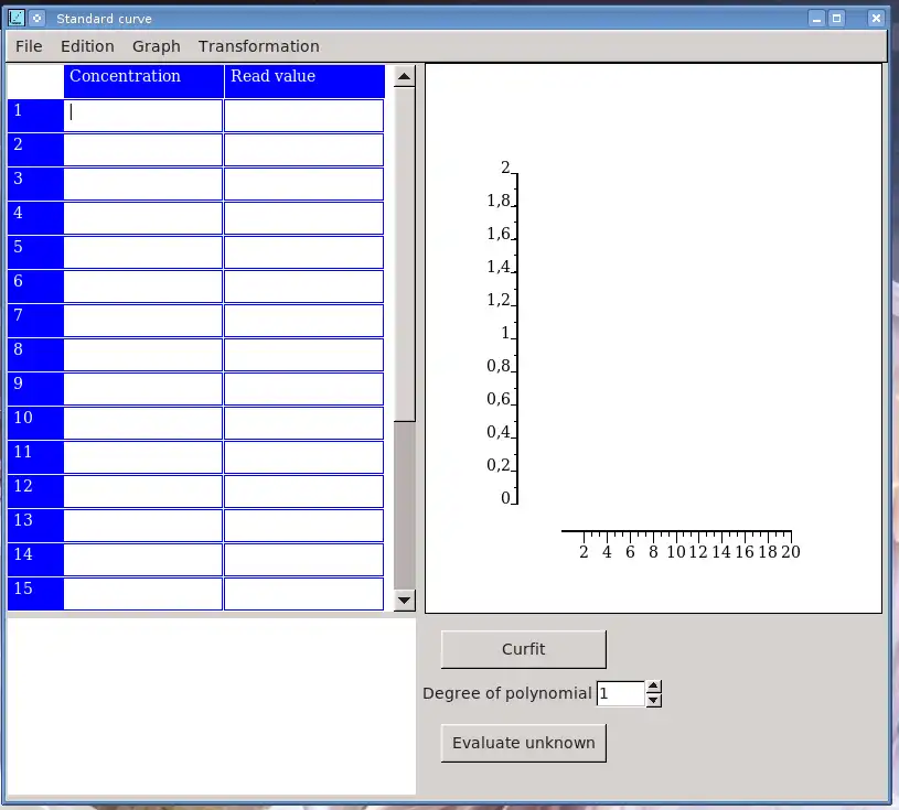 Download web tool or web app Standcurve to run in Windows online over Linux online