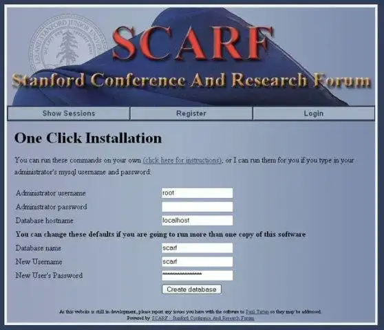 Scarica lo strumento web o l'app web Stanford Conference And Research Forum