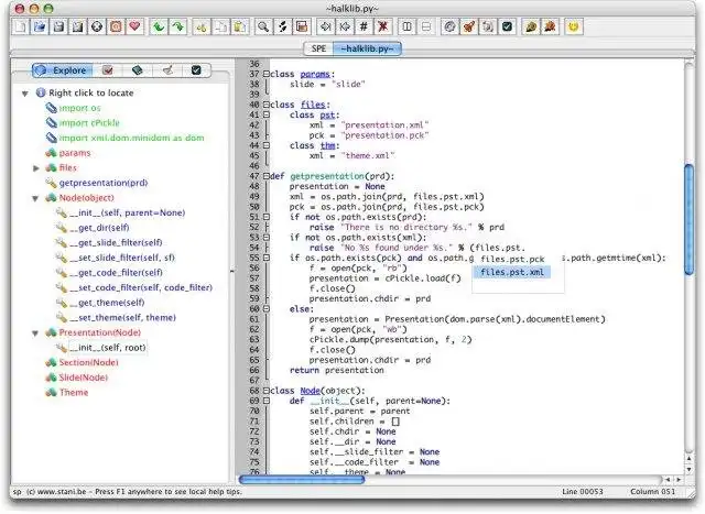 Web aracını veya web uygulamasını indirin Stanis Python Editor