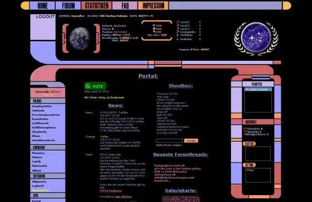 Download web tool or web app Star Trek: Galaxy Conquest