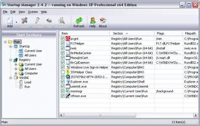 Download web tool or web app Startup Manager