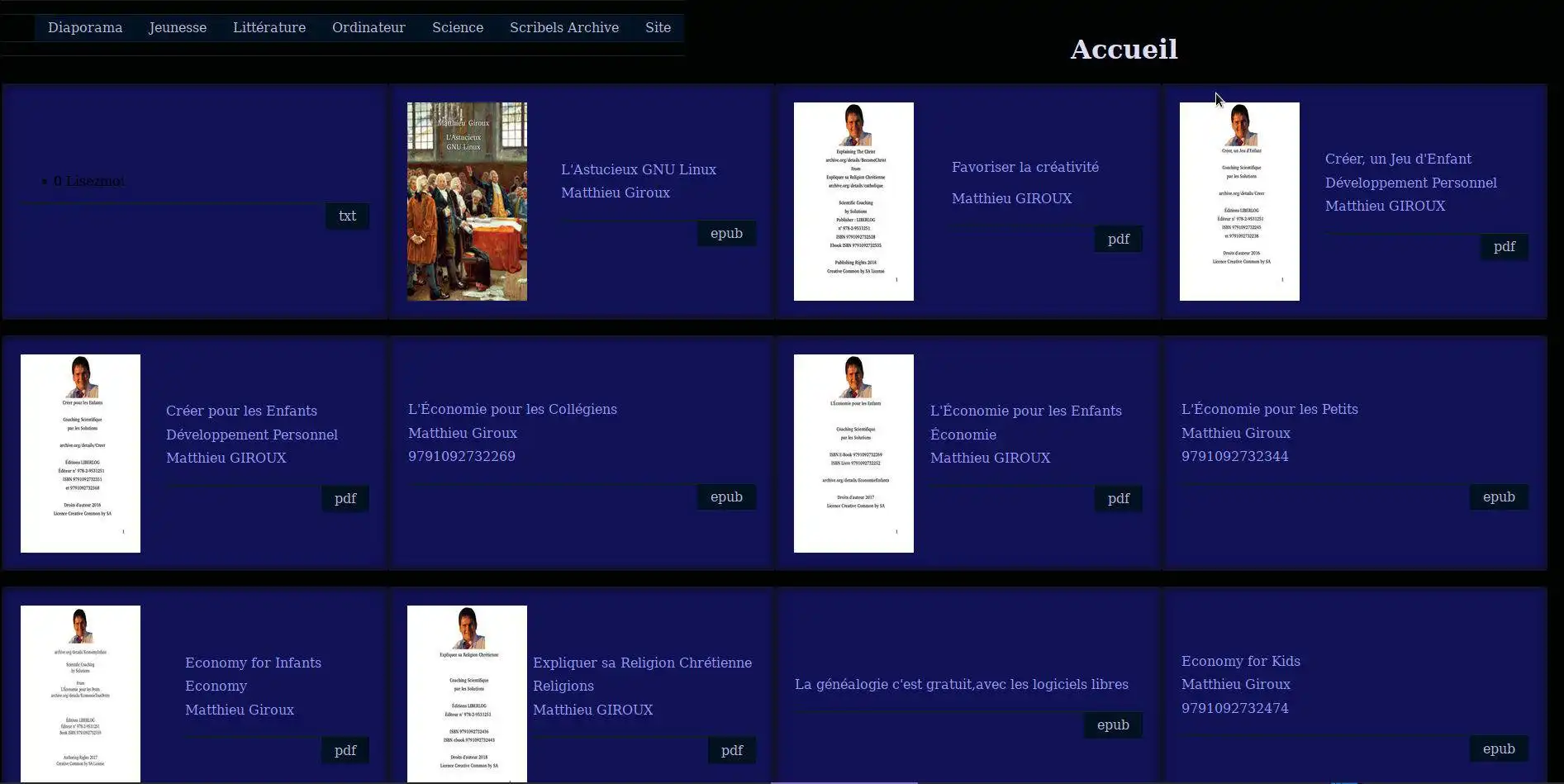 Descărcați instrumentul web sau aplicația web Static EBooks Website Creator