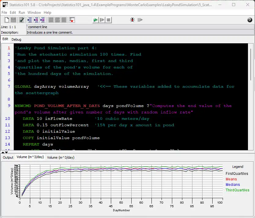 Descargue la herramienta web o la aplicación web Statistics101