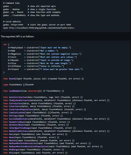 Pobierz narzędzie internetowe lub aplikację internetową Statystyki Golang Statistics Package