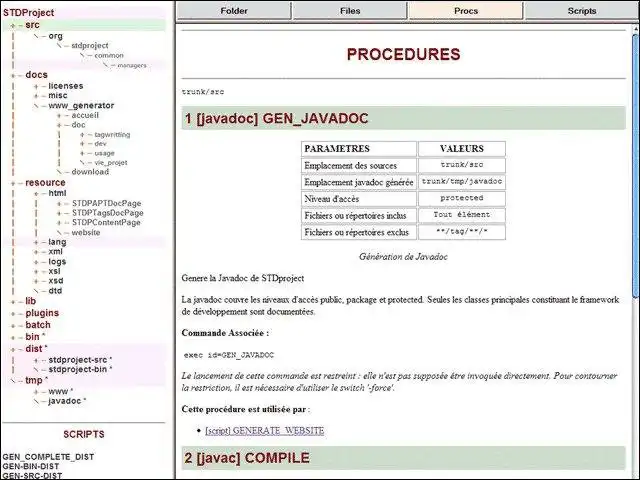 Download web tool or web app STDProject