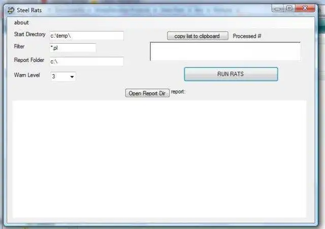 Download web tool or web app Steel RATS