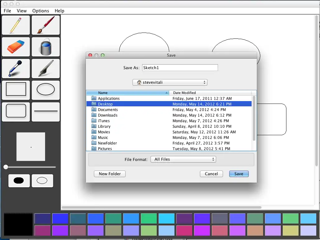 Mag-download ng web tool o web app Steves Mediocre Paint