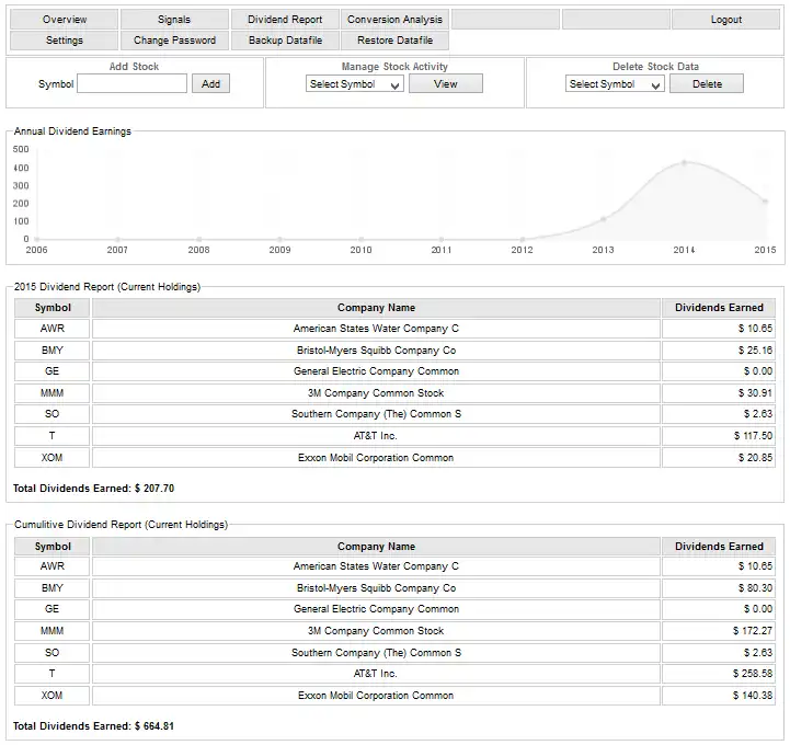 Download web tool or web app Stock Center