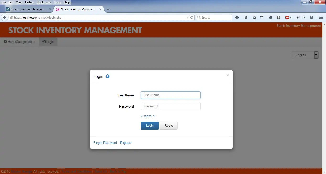 Download web tool or web app Stock Inventory Management