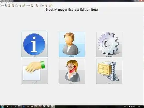 Download web tool or web app Stock Manager express