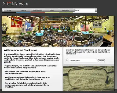 Download web tool or web app StockNews to run in Linux online