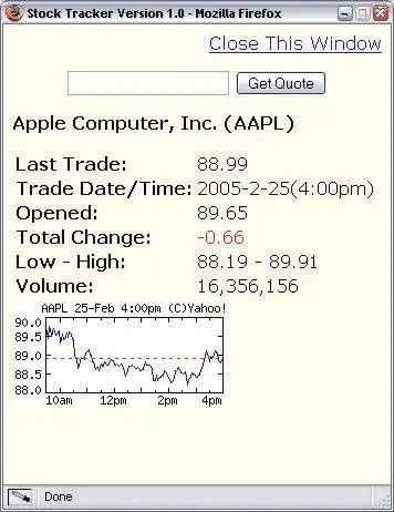 Scarica lo strumento web o l'app web Stock Tracker