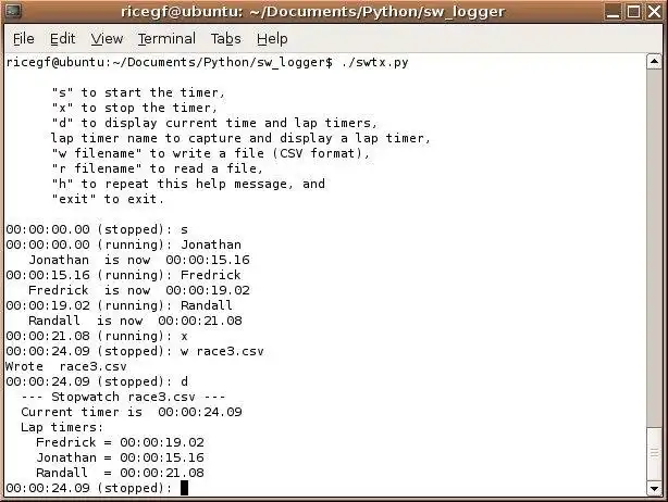 Mag-download ng web tool o web app Stopwatch Logger