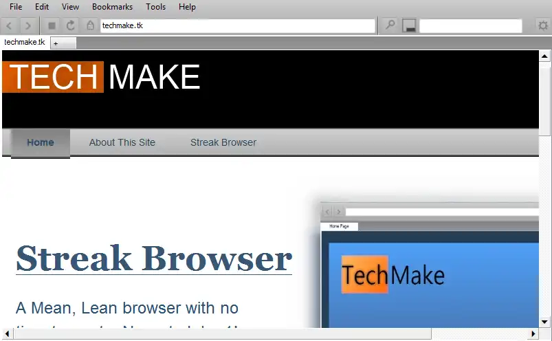 Download web tool or web app Streak Browser