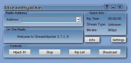 Download web tool or web app StreamHijacker