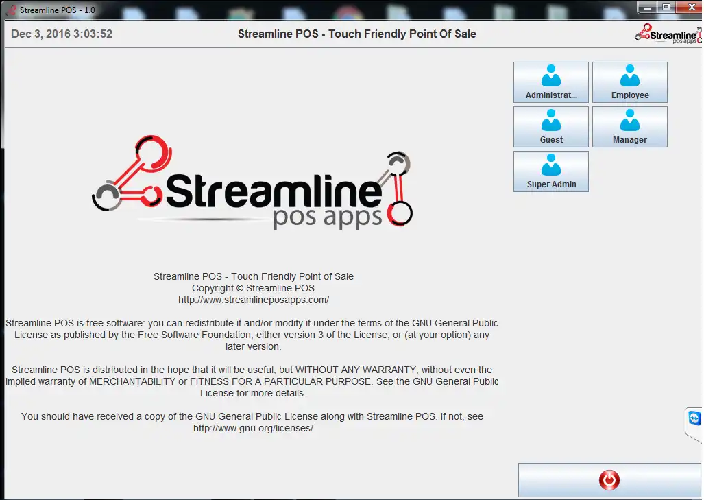 Download web tool or web app Streamline POS