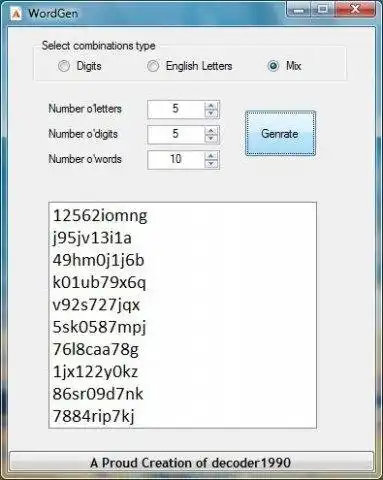 Download web tool or web app String Generator