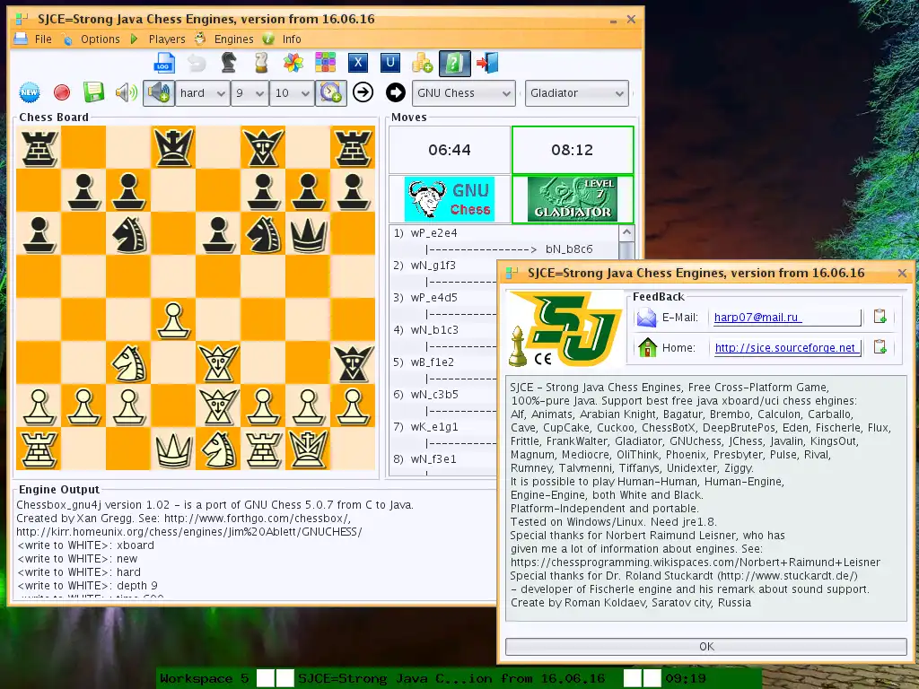 Download web tool or web app Strong Java Chess Engines Game to run in Linux online