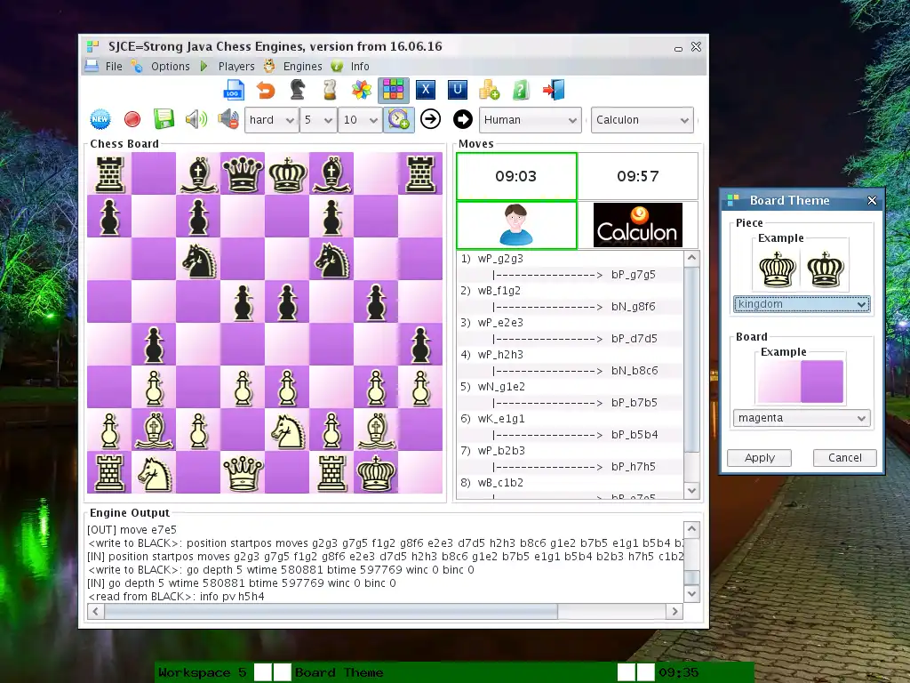 Download web tool or web app Strong Java Chess Engines Game to run in Linux online