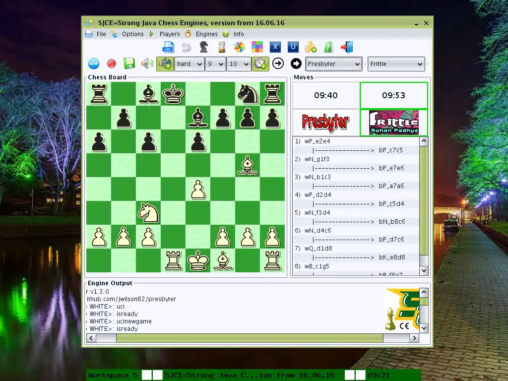 Download web tool or web app Strong Java Chess Engines Game to run in Windows online over Linux online