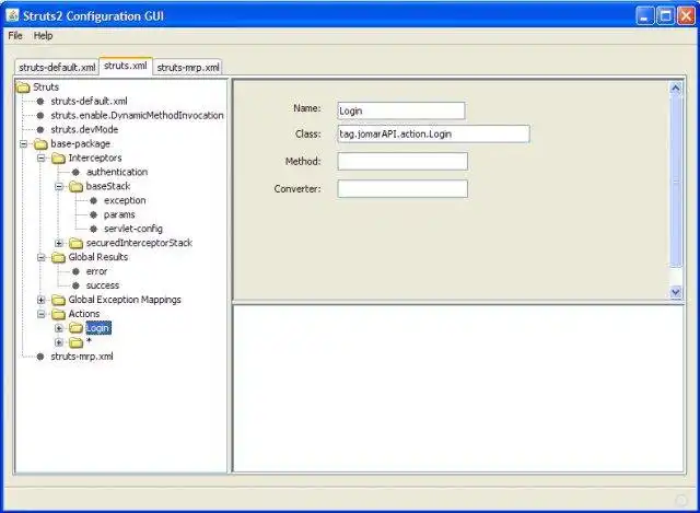Download web tool or web app Struts2 GUI Configuration Utility