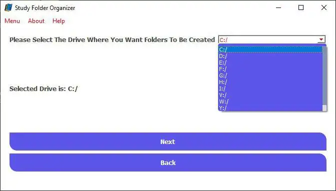 WebツールまたはWebアプリのダウンロードStudyFolderOrganizer-GUI