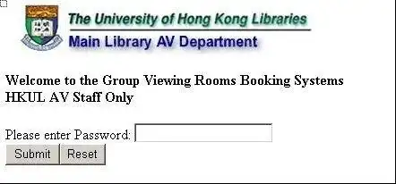 Download web tool or web app Study Room Booking System