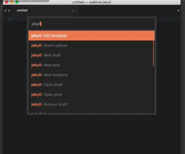 Download web tool or web app sublime-jekyll