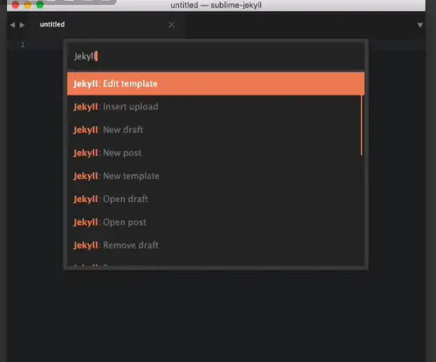 Téléchargez un outil Web ou une application Web sublime-jekyll