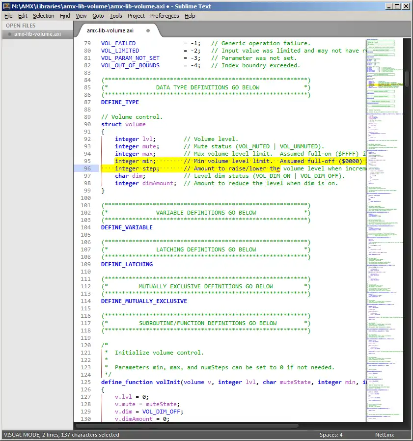 Pobierz narzędzie internetowe lub aplikację internetową Sublime Text AMX NetLinx Plugin