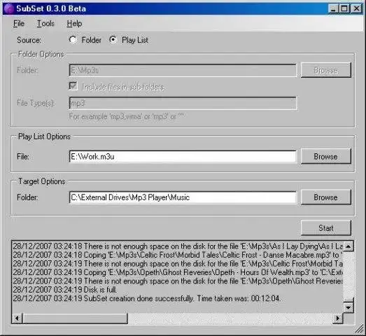 Download webtool of webapp SubSet