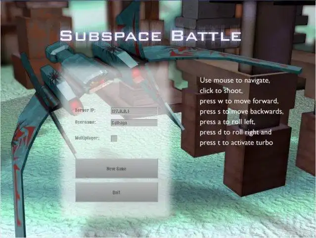 Linux ഓൺലൈനിൽ പ്രവർത്തിപ്പിക്കുന്നതിന് വെബ് ടൂൾ അല്ലെങ്കിൽ വെബ് ആപ്പ് Subspace Battle ഡൗൺലോഡ് ചെയ്യുക