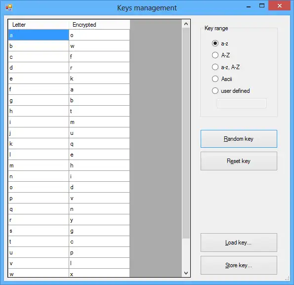 Mag-download ng web tool o web app Substitution Cipher Toolkit