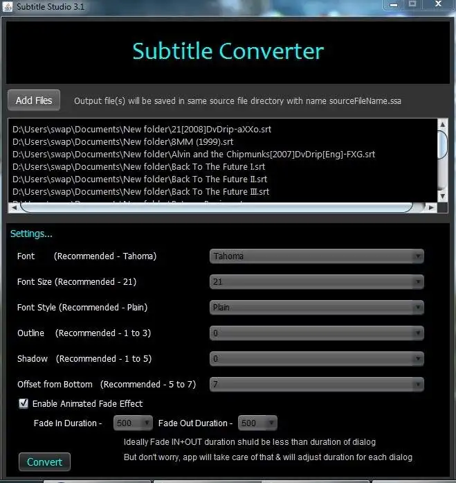Download web tool or web app Subtitle Studio
