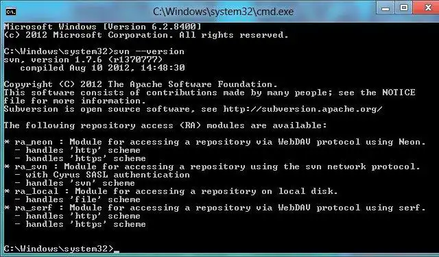 Download web tool or web app Subversion for Windows